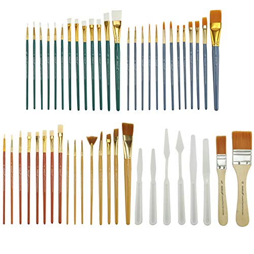 Michaels Super Value 50 Piece Brush Set by Artist's Loft™ Necessities™ Artist's Loft