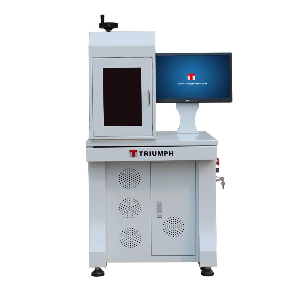 Triumph 50w Fiber Laser Marking deep Engraving Machine Metal polymers Parts Marker Engraver Rotary jewllery Silver Cutting Firearms 110x110 and T TRIUMPH