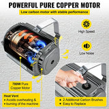 VEVOR Flex Shaft Grinder 780W Rotary Tool 500-23000RPM Rotary Carver with 1/4" 3-Jaw Chuck & Stepless Speed Foot Pedal Hanging Grinding Machine VEVOR