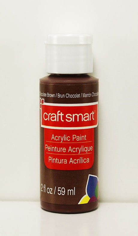 Craft Smart Acrylic Paint 2 Fl.oz. 1 Bottle Chocolate Brown Craftsmart