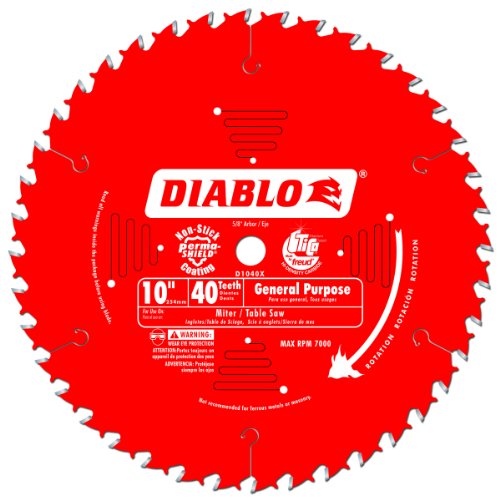Diablo 10-Inch 40-Tooth ATB General Purpose Saw Blade Freud