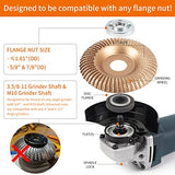 Pomsare Upgraded Wood Carving Disc Grinding Wheel, Angle Grinder Attchments Wood Shaping Disc Cutting Wheel, Grinder Wood Carving Tools for Angle Pomsare