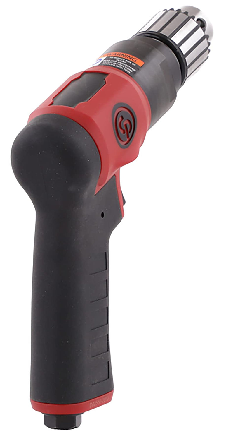 Chicago Pneumatic CP9285C - Air Power Drill, Hand Drill, Power Tools & Home Improvement, 3/8 Inch (10 mm), Keyed Chuck, Pistol Handle, 0.62 HP / 460 Chicago Pneumatic