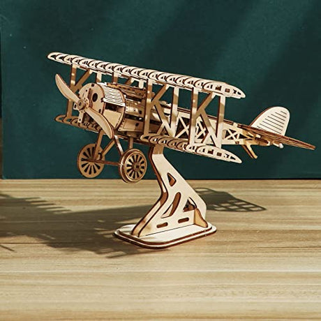 3D Wooden DIY Ferris Wheel Puzzle Kit - Perfect Educational Gift for All Ages ROEOLNIL