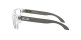 Oakley Men's Ox8156 Holbrook Rx Square Prescription Eyeglass Frames, Polished Clear/Demo Lens, 56 mm Oakley