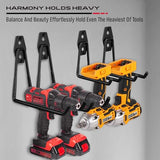 Garage Tool Storage Wall Hook Assortment Set: 15PCS Heavy Duty Large Hanger Garden Tool Organizer Ladder Bike Rack Yard Tool Holder Shed Shovel Metal SEDY