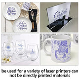 Frddiud Laser Engraving Marking Color Paper, 2 PCS Blue Marking Paper, 15.3" x 10.4" Blue Laser Engraving Paper for Fiber Laser Marking and Frddiud