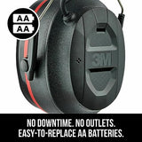 3M Pro-Protect + Gel Cushions Electronic Hearing Protector with Bluetooth Wireless Technology, NRR 26 dB, Black, Medium 3M