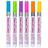 Uchida 200-6C 6-Piece Decocolor Fine Point Paint Marker Set UCHIDA