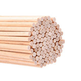 BFDYY Unfinished Natural Wood Craft Dowel Rods 100 Pack(Wood color-12 x 1/8 Inch) EBOOT