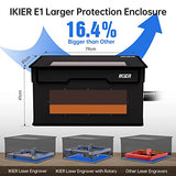 IKIER Enclosure for Laser Engraver, Dust-proof and Fireproof for IKIER K1 Pro/K1 Ultra and Other Laser Cutter, Foldable Laser Engraving Machine Cover IKIER