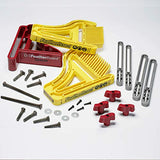 Milescraft 1407 D/T Feather Board – Universal Dual or Tandem Feather Boards for Woodworking on Table Saws, Router Tables and Band Saws Milescraft