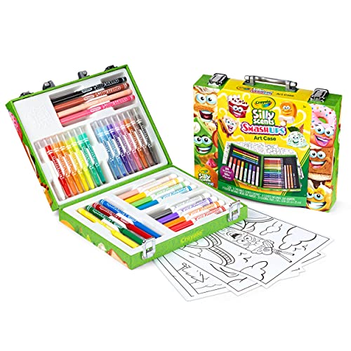 Crayola Silly Scents Mini Inspiration Art Case Coloring Set, Gift for Kids Age 4+ Crayola