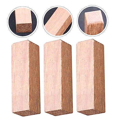 VILLCASE 3pcs Engraving Material Beginners Carving Blocks Carving Blocks Craft Basswood Carving Blocks Unfinished Wooden Cubes t Tool Wood Tools Wood VILLCASE