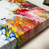 I.KONST All-in-One Cell Effect Pouring Acrylic Paint - For Flow Art, Fluid Art, Drip Art, Splatter Paint, Cell Painting (1, 6) I.KONST
