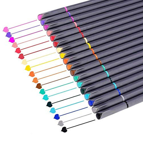 iBayam Journal Planner Pens Colored Pens Fine Point Markers Fine Tip Drawing Pens Fineliner Pen for Bullet Journaling Writing Note Taking Calendar iBayam