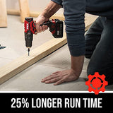 SKIL 20V 1/2 Inch Hammer Drill, Includes 2.0Ah PWRCore 20 Lithium Battery and Charger - HD527802 Skil