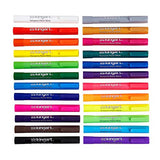 KINGART 574-24 TEMPERA PAINT Thin Sticks, Set of 24 Rich Colors, Solid Tempera Paint for Kids, Super Quick Drying, Non-Toxic, Work Great on Paper, KINGART
