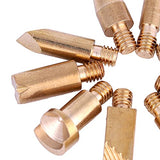 Wood Burning Tips, 23Pcs Craft Wood Burning Pen Tips, Soldering Brass Pen Tips Stencil Soldering Pyrography Working Carving Yosoo Health Gear