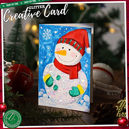 LEOBRO Holographic White Chunky Glitter, 150G/5.29OZ White Glitter, Glitter, Craft Glitter for Resin, Iridescent Chunky Glitter for Crafts Tumblers LEOBRO