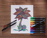 SHARPIE Pens, Felt Tip Pens, Fine Point (0.4mm), Assorted Colors, 24 Count SHARPIE