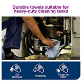 Tork ShopMax Heavy Duty Paper Shop Towel Blue, High Absorbency, 30 rolls x 60 Sheets, 450360 Tork