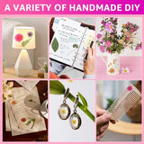 96Pcs Dried Flowers for Resin, Bulk Natural Dried Pressed Flowers,for Scrapbooking DIY Art Crafts Resin Accessories, Soap,Candle Making, Nails Decor, Kaddmedia