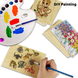 MUXGOA 20 Pack Basswood Sheets for Craft, Laser, Wood Burning, Wooden DIY Ornaments, Unfinished Thin Balsa Plywood Sheets can be Cut & Painted to MUXGOA