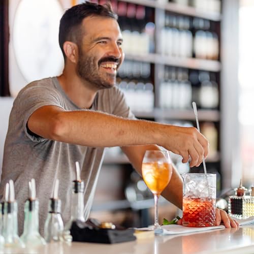 Csdtylh 15Pcs Metal Stir Sticks, Stainless Coffee Stirrers Reusable, Swizzle Sticks for Cocktails, Multifunctional Stir Sticks for Epoxy, Resin, Csdtylh