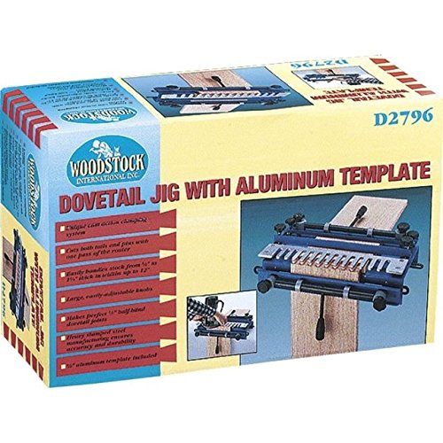 Woodstock D2796 - Dovetail Jig w/Aluminum Template - WoodArtSupply