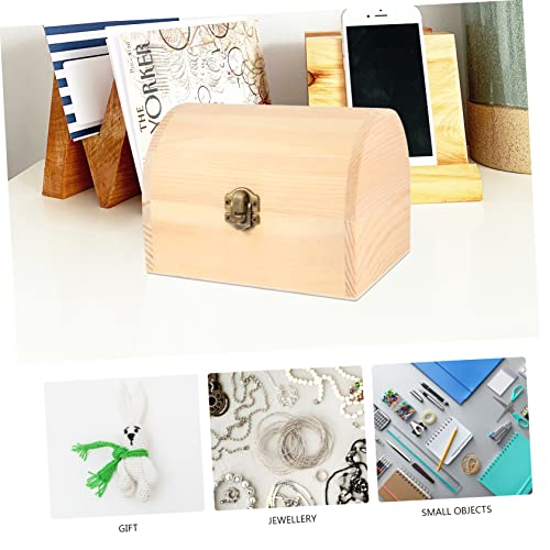 ABOOFAN Wood Display Case Unfinished Wood Crates ABOOFAN