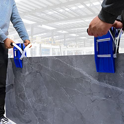 HighTop 2PCS Stone Granite Carrying Clamps Handed Panel Carriers Heavy Duty Clamps for Granite and Marble Panels Countertop Glass Slabs Metal Sheet hightop