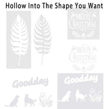 EGOSKY 12Pcs 7mil Blank Stencil Sheets, 12 x 12 inch Mylar Template Stencil Material for Cricut & Silhouette Machines EGOSKY