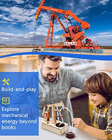 4 Set STEM Kits, STEM Projects for Kids Ages 8-12, Science Experiment Building Kit, Wooden 3D Puzzles, Educational Building Toys, Gifts for Poraxy