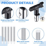 Zhengmy 12 Pieces Airless Paint Sprayer Gun with Nozzle Guard 5 Spray Tips and 5 Airless Paint Spray Gun Filter for Airless Spraying Machine Paint Zhengmy