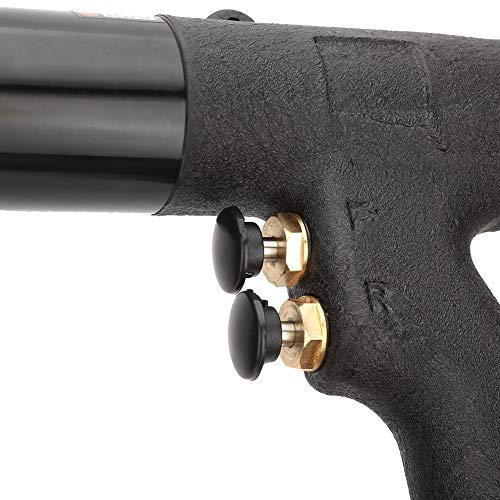 Rivet Gun, M6/M8 Pneumatic Riveter Nut Gun Riveting Tool Nut Chuck Kit Industrial Grade 1/4 Air Rivet Gun Positive and Negative Turn Self-Locking Yanmis