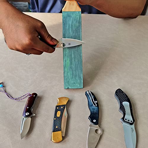 Hutsuls Pocket Knife Strop Kit - Get Razor-Sharp Edges with Pocket