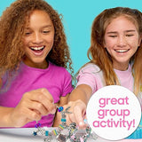 Horizon Group USA Charm Jewelry Set, Charm Bracelet Making Kit, Jewelry Making Supplies, Glass Beads, Unicorn/Mermaid Crafts Gifts Set for Girls Horizon Group USA