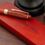 Dayspring Pens Personalized Wooden Pen Set | Engraved Rosewood Wood Ballpoint Gift Pen and Matching Wood Box. Custom Engraved for Any Occassion. Dayspring Pens