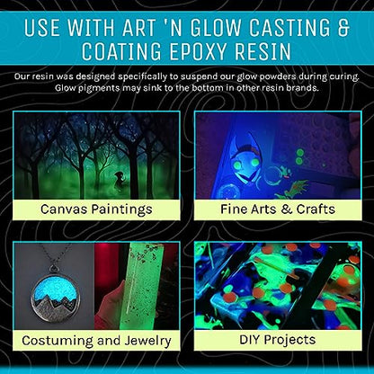 Glow in The Dark Paint - Neutral Colors - .5 Ounce (Neutral White)