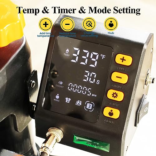 Heat Press Machine for T Shirts 12x15, 8 in 1 Heat Press, 850W Sublimation Machine, 360° Rotation Swing-Away Plate Heatpress, DIY Tumbler Heat Press, AKEYDIY