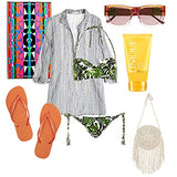 Goclothod Women Crochet Fringed Shoulder Bag Cotton Tassel Crossbody Bag Hippie Beach Purse Off-white Goclothod