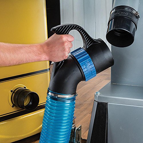 Dust Collector Accessories Kit Includes Quick Change Floor Sweep, Quick Change Handle, Extension Wand, & Removable Grate - Dust Collection & Air Dust Right
