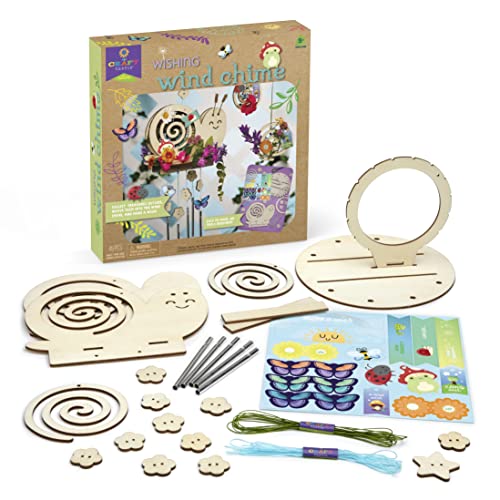 Craft-tastic – Nature Wishing Wind Chime – DIY Craft Outdoor Chime – No Tools Needed – for Ages 5+ Craft-tastic