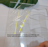 Bow Tie Router Templates,Classic Bow Tie Inlay Acrylic Router Template,Butterfly Inlay Templates,Router Templates for Woodworking (7.75x7.75") Yuxuanish