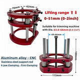 Router Lift for 65mm Diameter Motors - Wood Router Plunge Base Router Lift W/Aluminum Router Table Insert Plate Wood Router Working Benches WoodArtSupply
