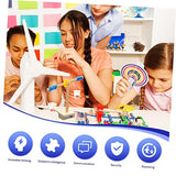 Vaguelly 1 Set Scale Model Earth Balance Educational Balancing Toy Balance Scale Counting Game DIY Educational Model Kit Mini Toy Wood Toy Kids Vaguelly