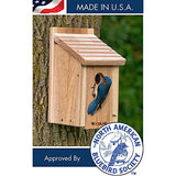 Woodlink Wooden Bluebird House - Model BB1 7.5" x 7.25" x 13" Woodlink