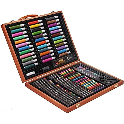 RMENST 150-Piece Art Set, Deluxe Professional Color Set, Art Kit Gift Painting & Drawing Supplies Kit, for Kids, Adults - WoodArtSupply