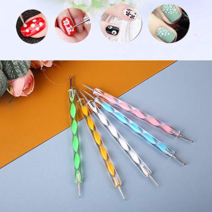 14 PCS Dotting Tools Ball Styluses with Box, Dotting Tools Set Rock Painting, Pottery Clay Modeling Embossing Nail Art - WoodArtSupply